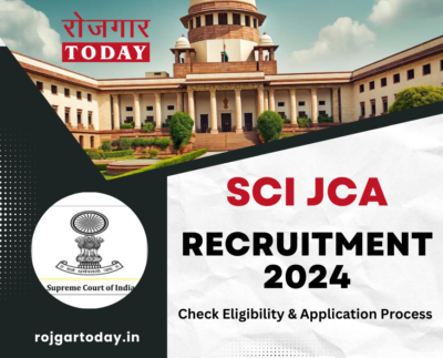 SCI JCA Recruitment 2024