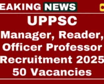 UPPSC Various Post Recruitment 2025