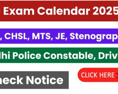 SSC Revised Exam Calendar