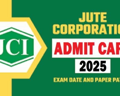 Jute Corporation of India Admit Card