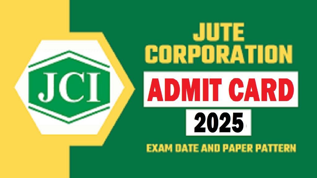 Jute Corporation of India Admit Card