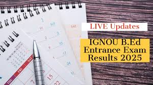 IGNOU B.Ed Entrance Exam Result