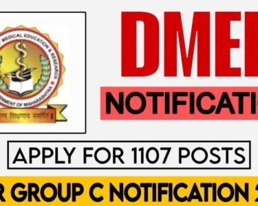 DMER Group C Recruitment 2025