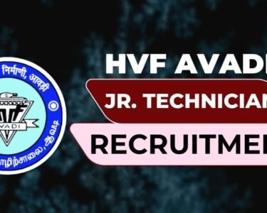 HVF Junior Technician Recruitment 2025