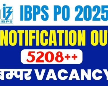 IBPS PO 2025 Notification