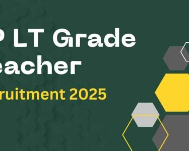 UP LT Grade Teacher Recruitment 2025