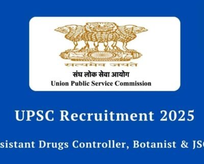 UPSC Recruitment 2025
