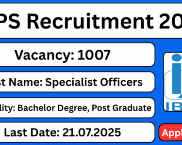 IBPS Specialist Officer SO