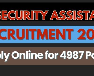 IB Security Assistant Recruitment 2025