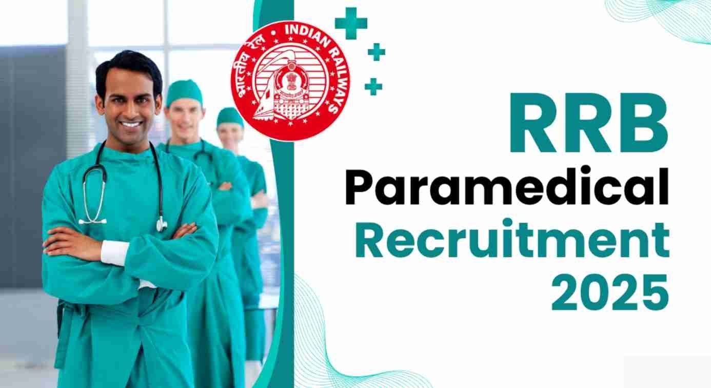RRB Paramedical Recruitment 2025 – Apply Online for 434 Posts