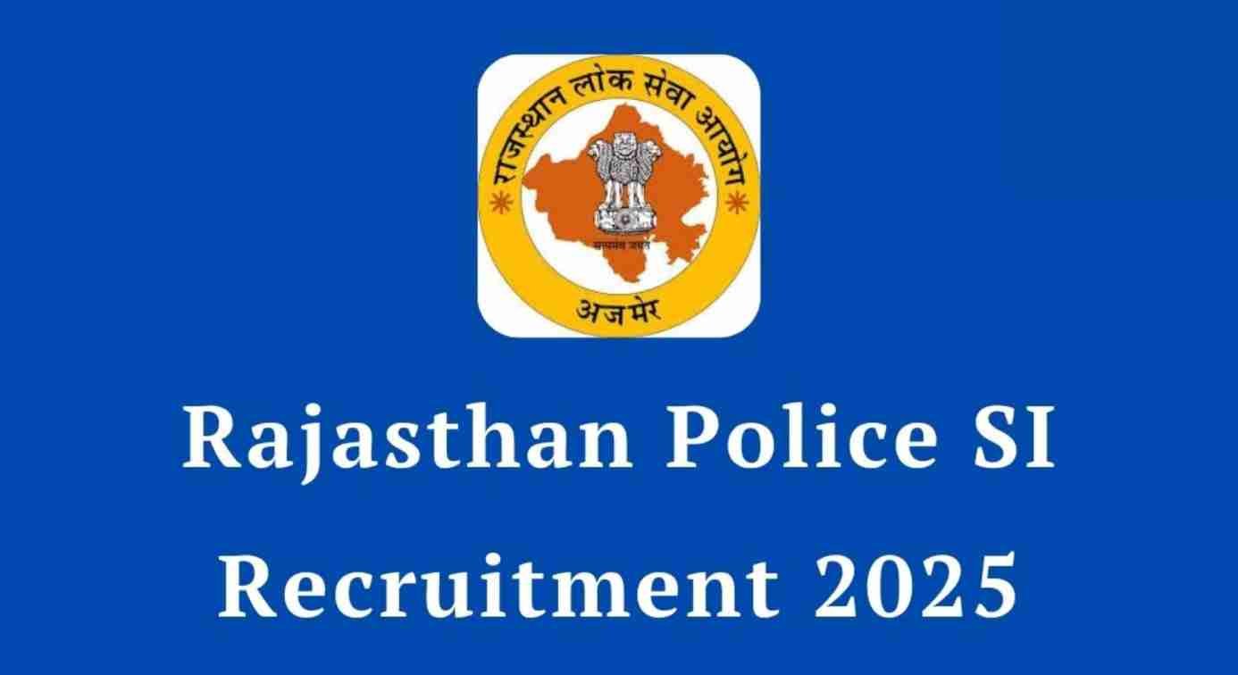 Rajasthan Police SI Recruitment 2025 – Apply Online for 1015 Posts